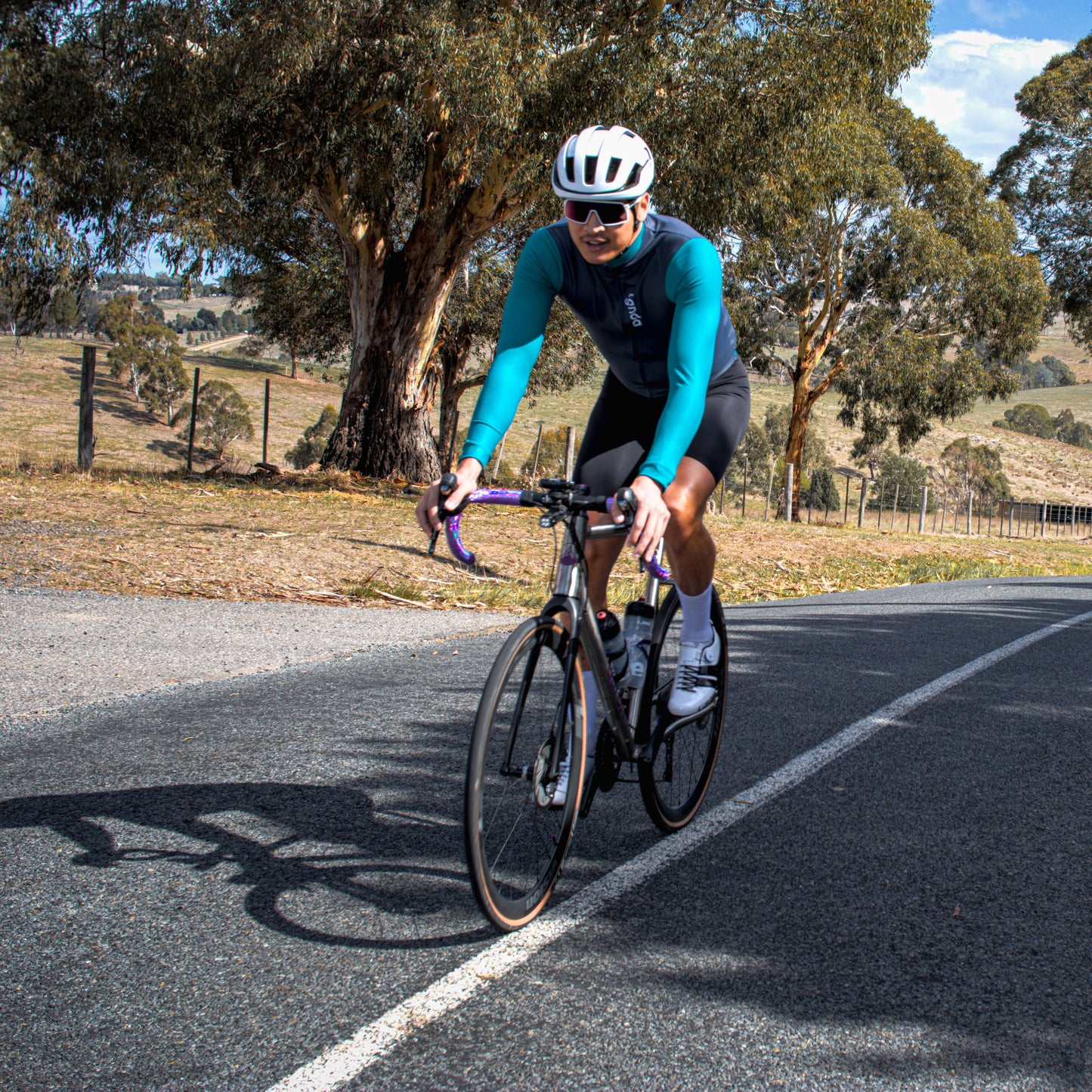 Men's Thermal Top Grey Teal
