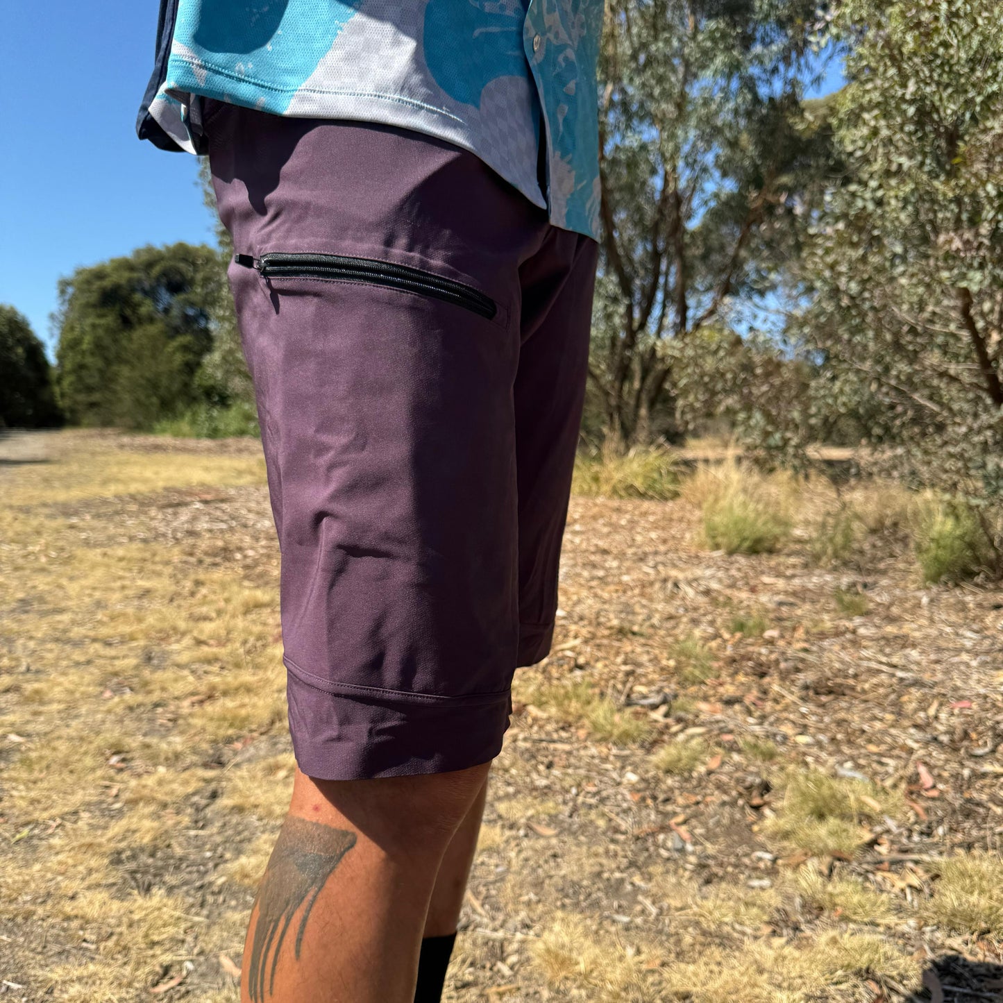 Men's Cargo Shorts Plum
