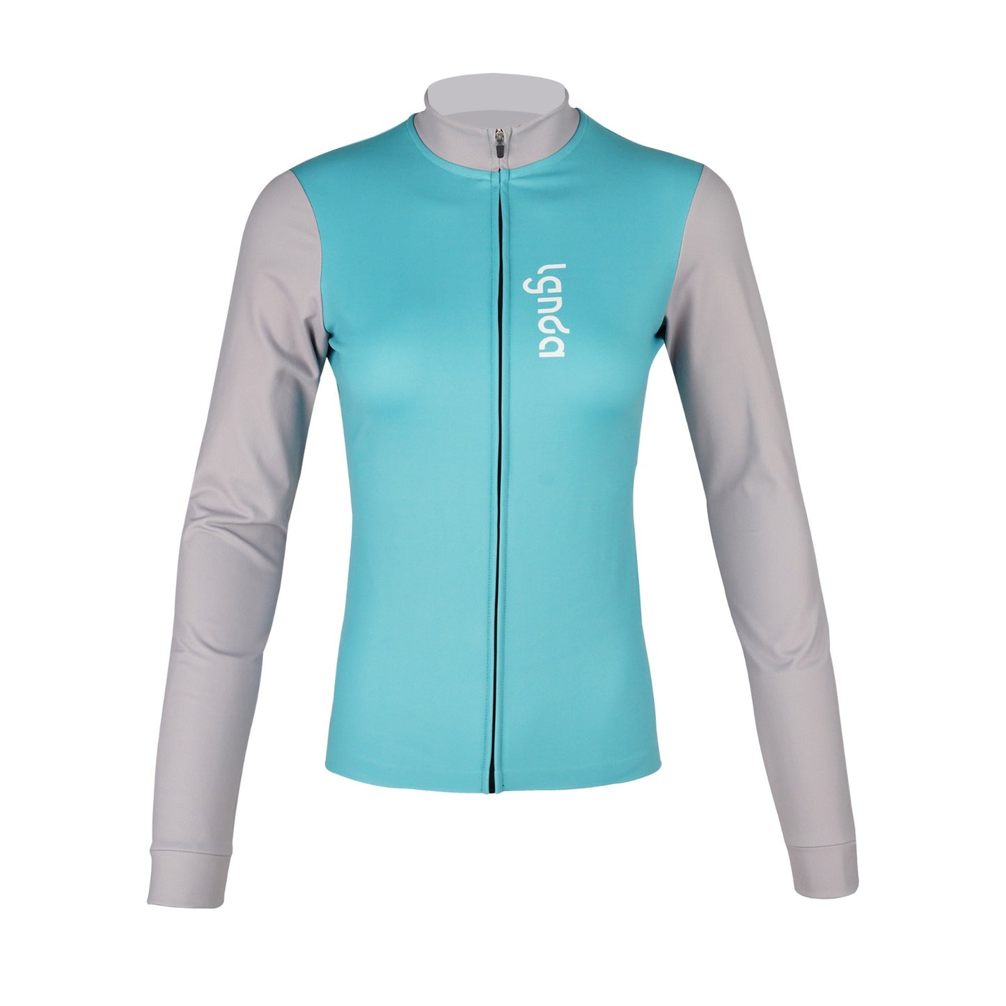 Women's Thermal Top Teal Grey