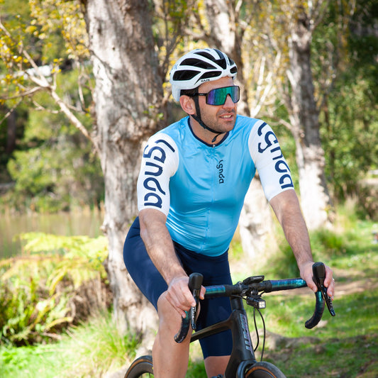 Men's Cycling Jersey Sky Blue