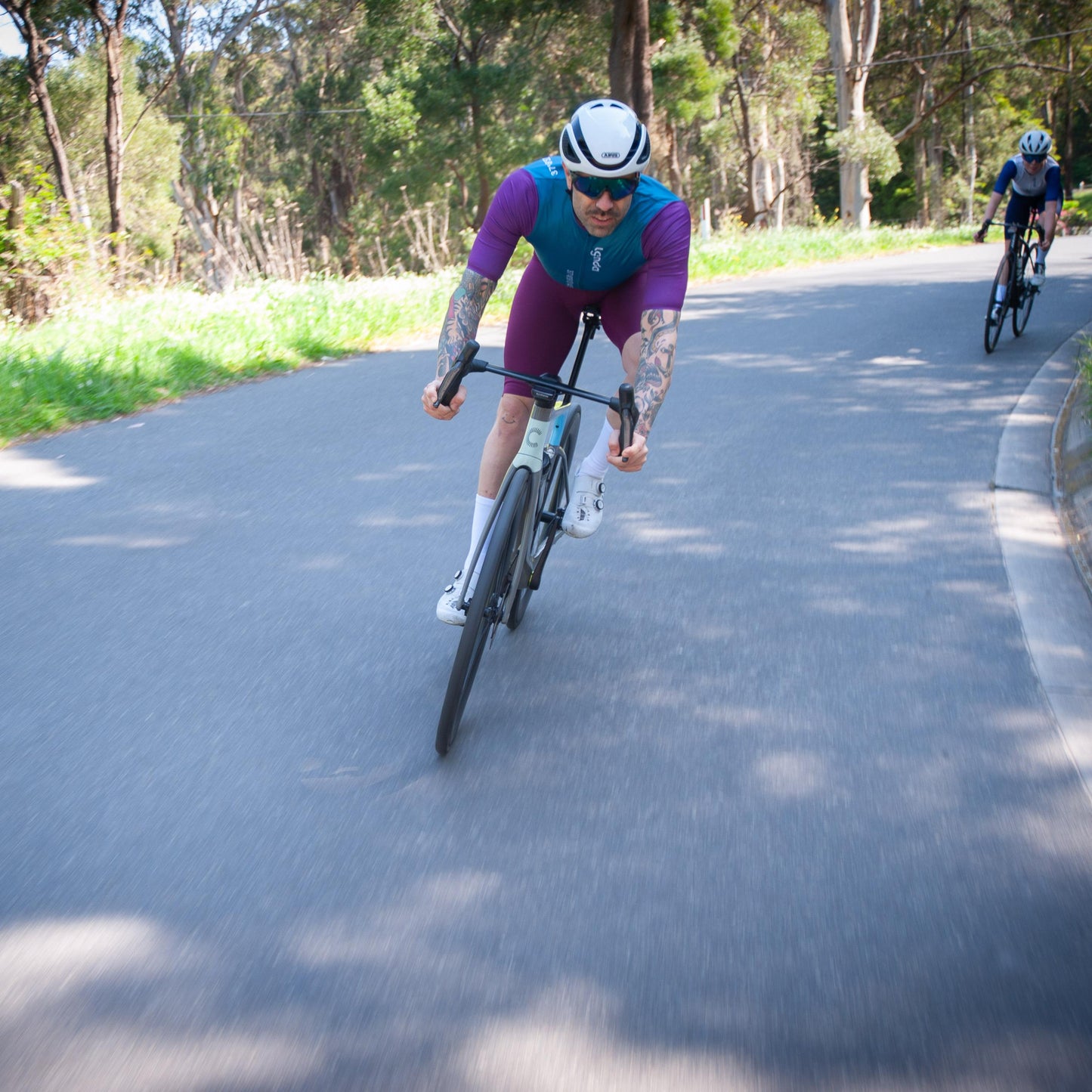 Men's Cycling Bibs Burgundy