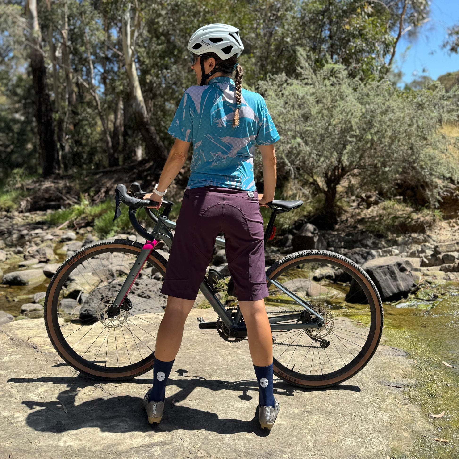 gravel bike jersey men's Buy Men's Eco Cycling Jersey Blue Wave Online