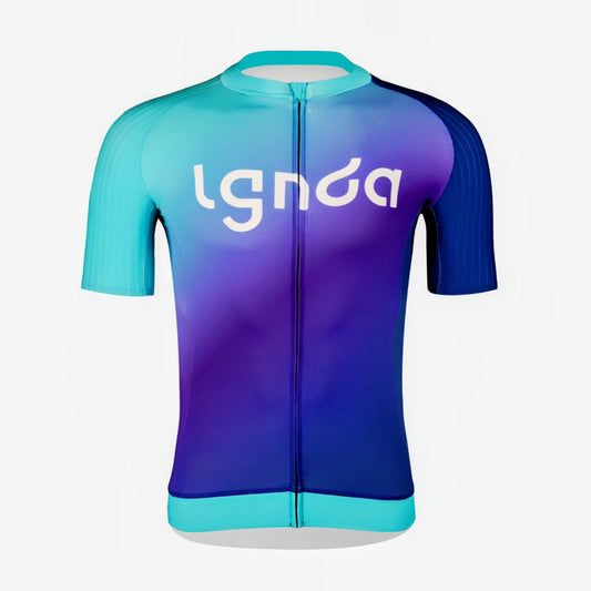 Men's Cycling Jersey Teal/Navy