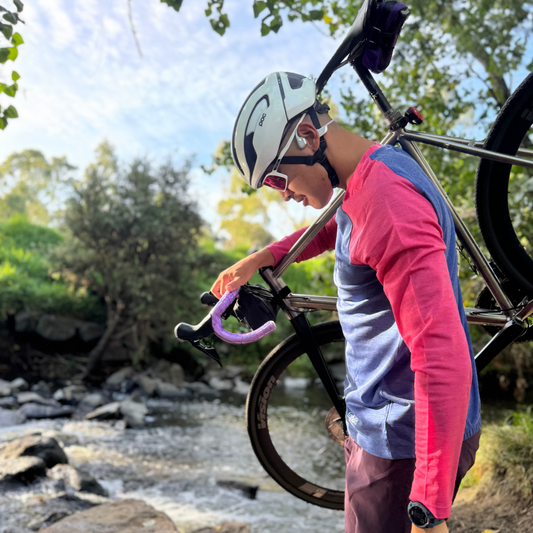 Unisex Merino Gravel LS T-Shirt Navy