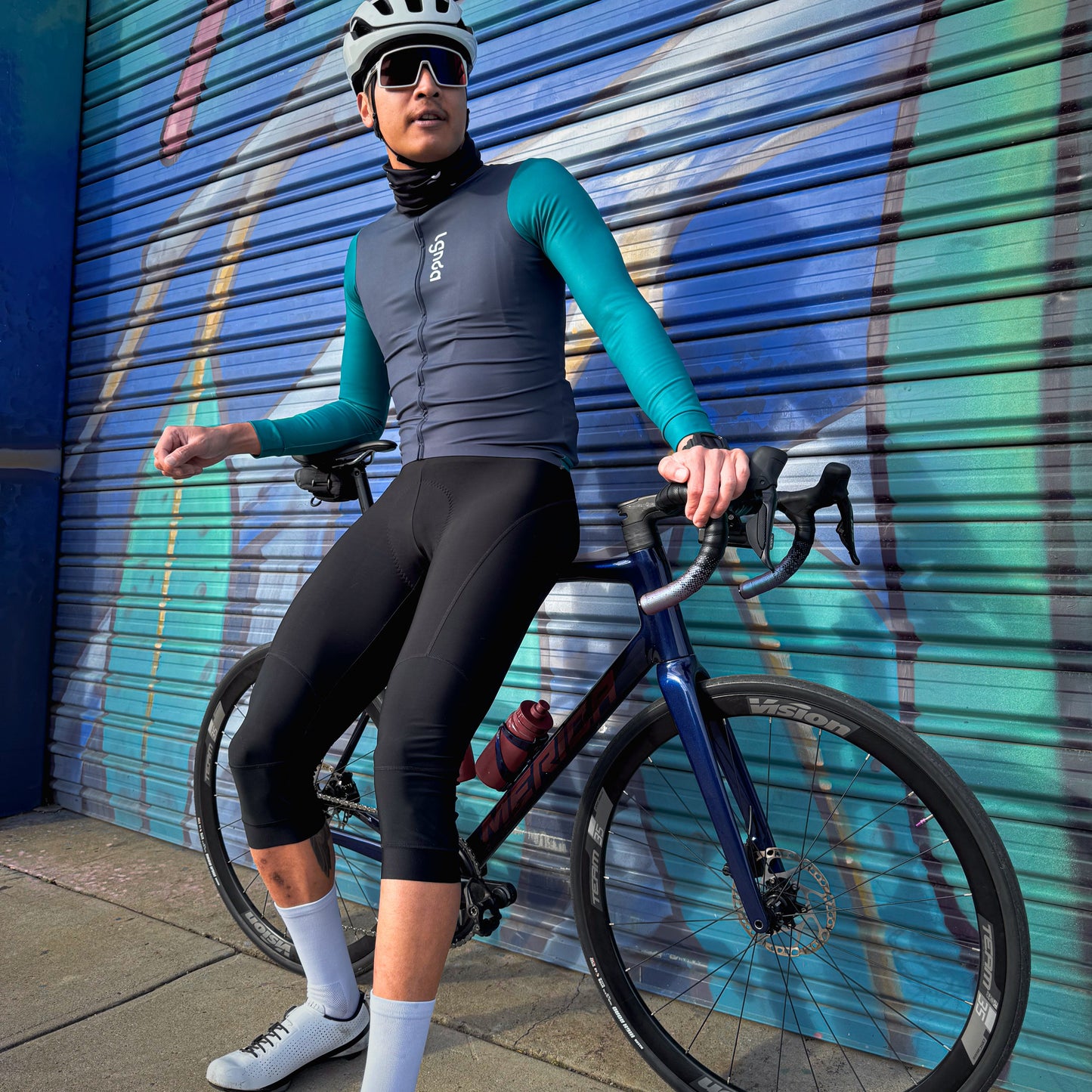 Men's 3/4 Thermal Bibs Black