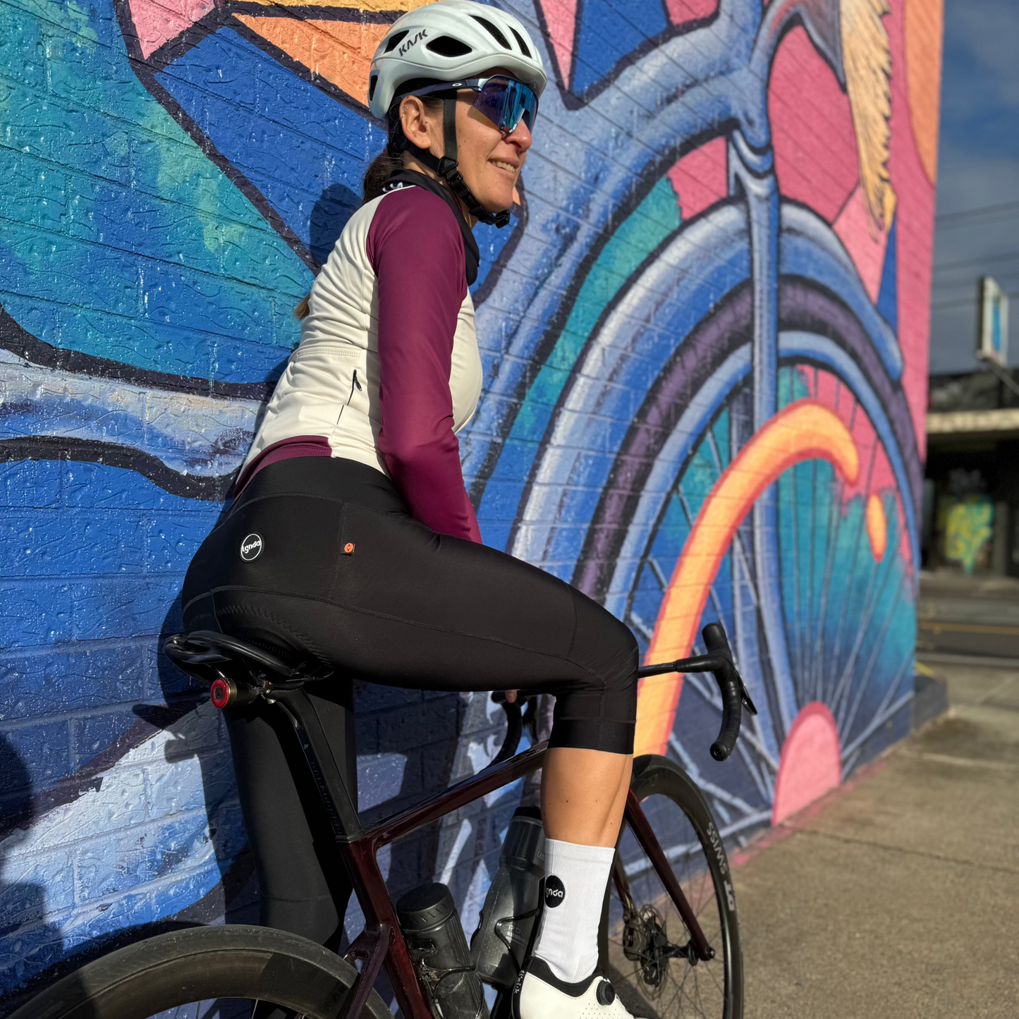 Women's 3/4 Thermal Bibs Black