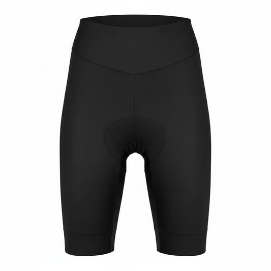 Women's Cycling Shorts Black - Front