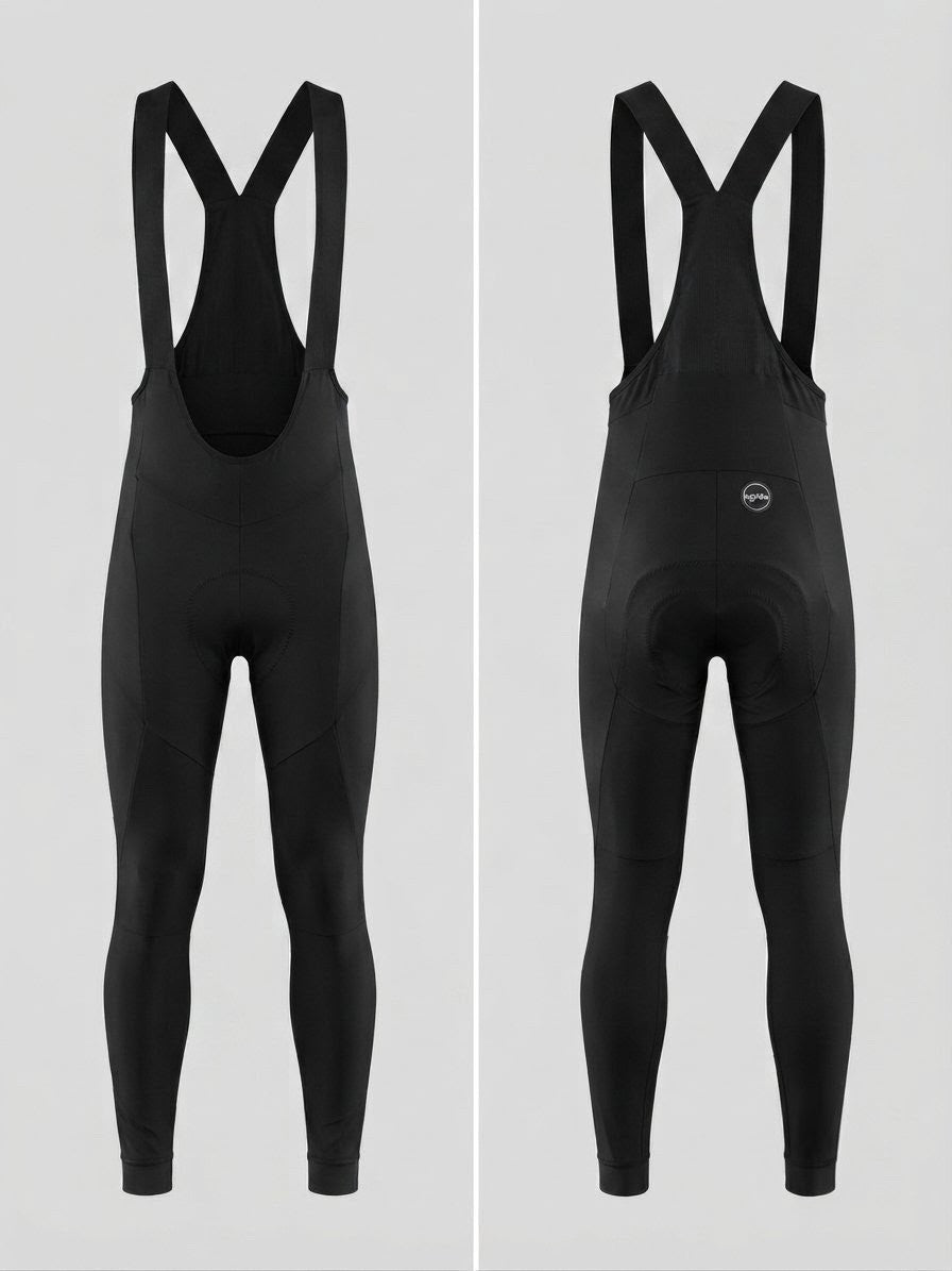Women's Thermal Water Resistant Bibs Tights Black